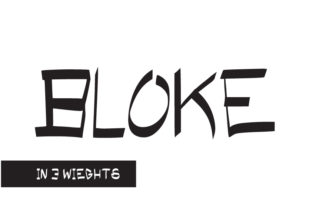 A Hand-Drawn Font Like Bloke Makes Products Unforgettable