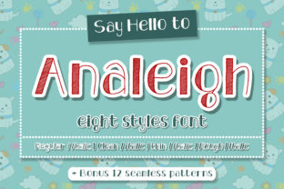 Analeigh: A Magical Display Font for Elevating Handmade Designs