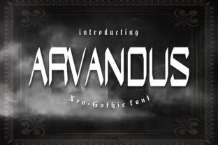 Arvandus: A Modern Display Font for Small Business Branding
