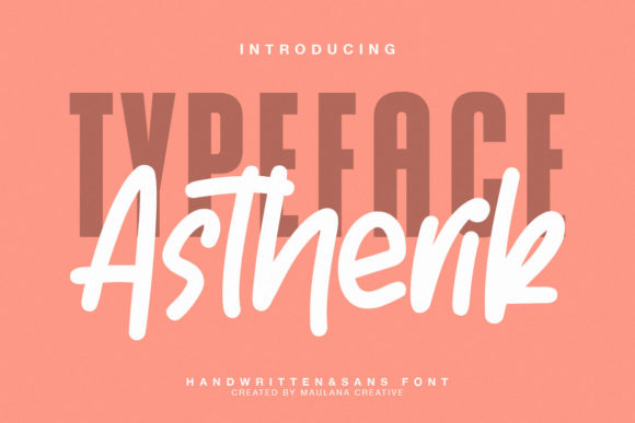 Astherik: A Tasteful Display Font for Business Branding