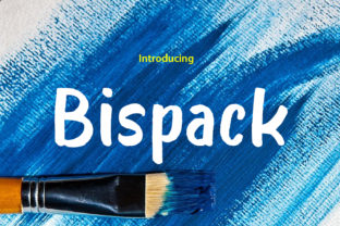 Bispack: A Playful Semi Brush Display Font for Editorial Charm