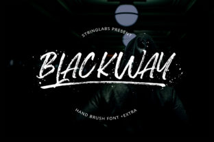 Blackway: A Raw Hand-Drawn Display Font for Authentic Branding