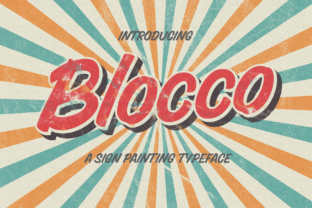Blocco: The Playful Display Font for Handmade Creations