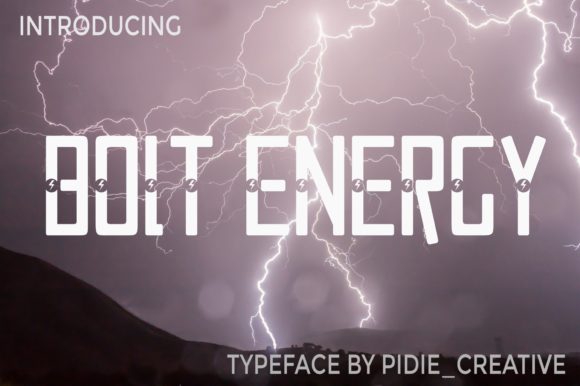 Bolt Electric: A Modern Display Font for Branding