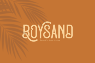 Boysand: A Display Font That Makes Small Brands Shine