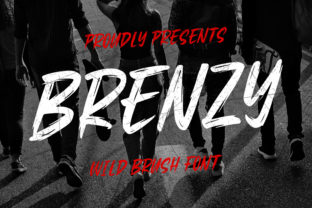 Brenzy: A Display Font with Personality for Handmade Products