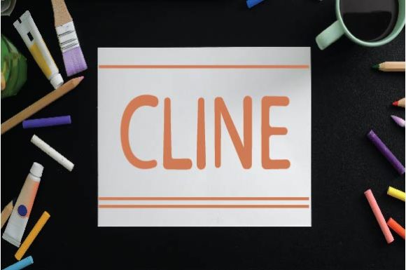 Cline Display Font: A Playful Typeface for Editorial Design