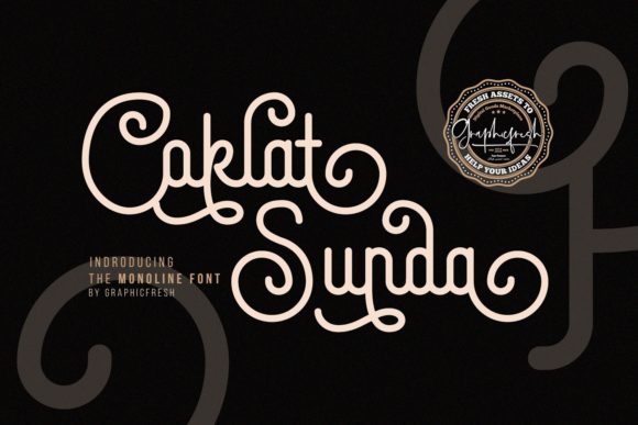 Coklat Sunda Display Font for Sharper Campaign Design