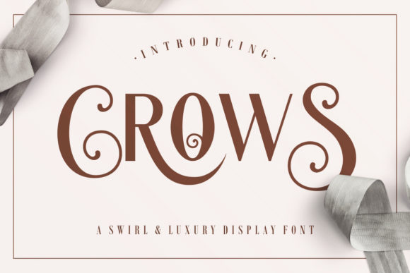 Crows: A Display Font That Sharpens Campaign Messaging