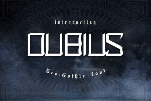 Dubius: A Modern Display Font for Editorial Design