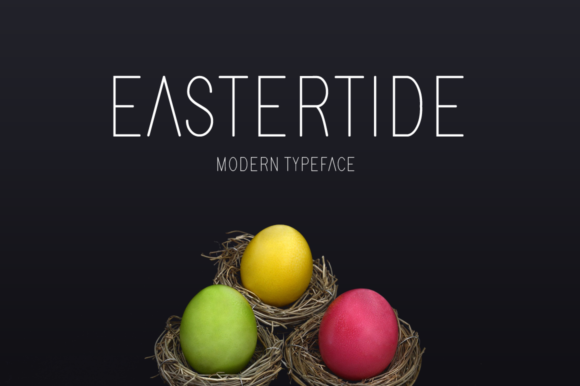 Eastertide: A Delicate Display Font for Branding