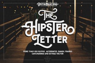 Hipster Letter Font: A Playful Display Typeface for Websites