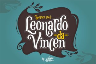Leonardo Da Vincen: A Nature-Inspired Display Font for Makers