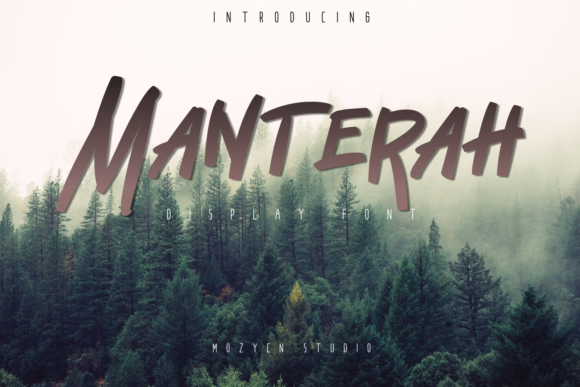 Manterah: A Designer's Practical Review of This Display Font