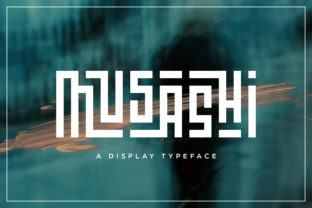 Musashi: A Modern Display Font with Unmistakable Style