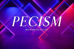 Pecism: A Smart Serif Font for Modern Campaign Design