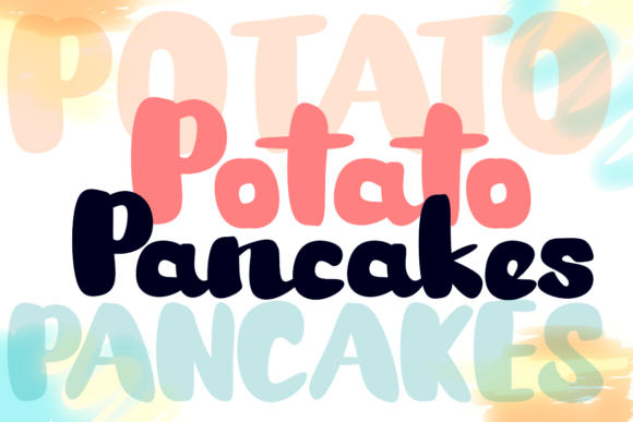 Potato Pancakes: A Sweet, Chunky Display Typeface for Thoughtful Design