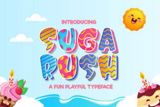 Suga Rush: A Playful Display Font That Brings Joy to Design