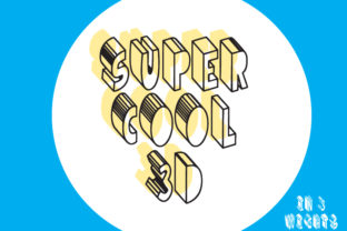 Super Cool 3D Font Brings Editorial Projects to Life