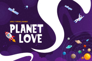 Testing Planet Love: A Fun Display Font for Web Design