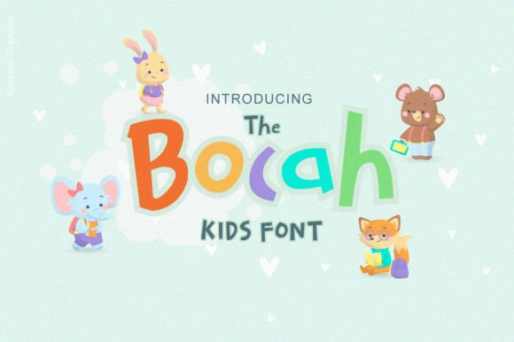 The Bocah: A Bold Display Font That Anchors Real Branding Work
