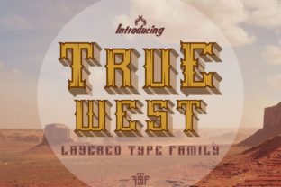 True West: A Display Font That Brings Handmade Products to Life