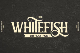 Whitefish: A Display Font with Vintage Elegance for Branding Projects