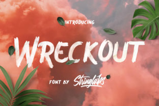 Wreckout: A Bold Display Font for Eye-Catching Web Designs